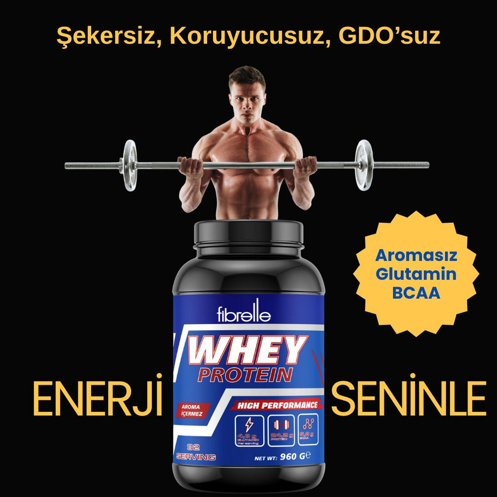 Fibrelle Whey Protein Aromasız 960 g