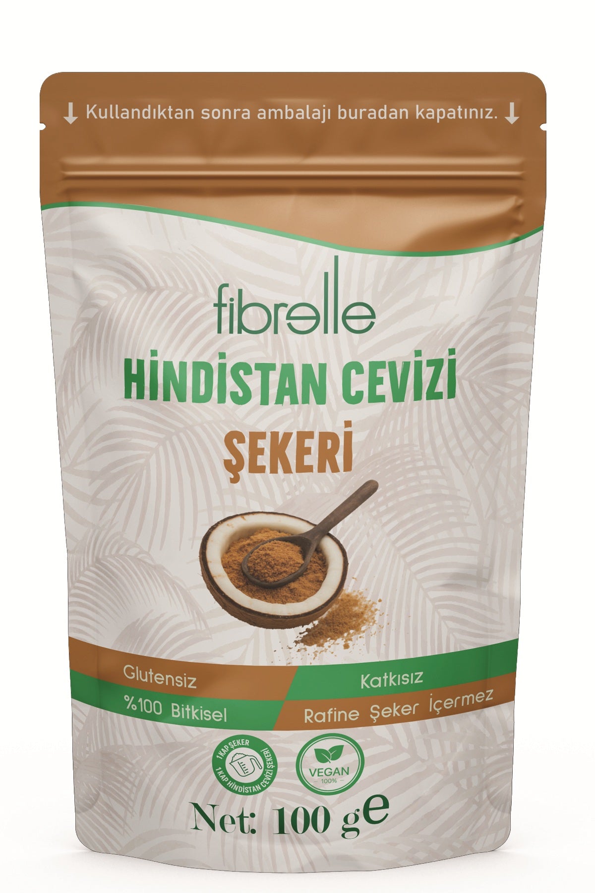 Fibrelle Hindistan Cevizi Şekeri 100 g