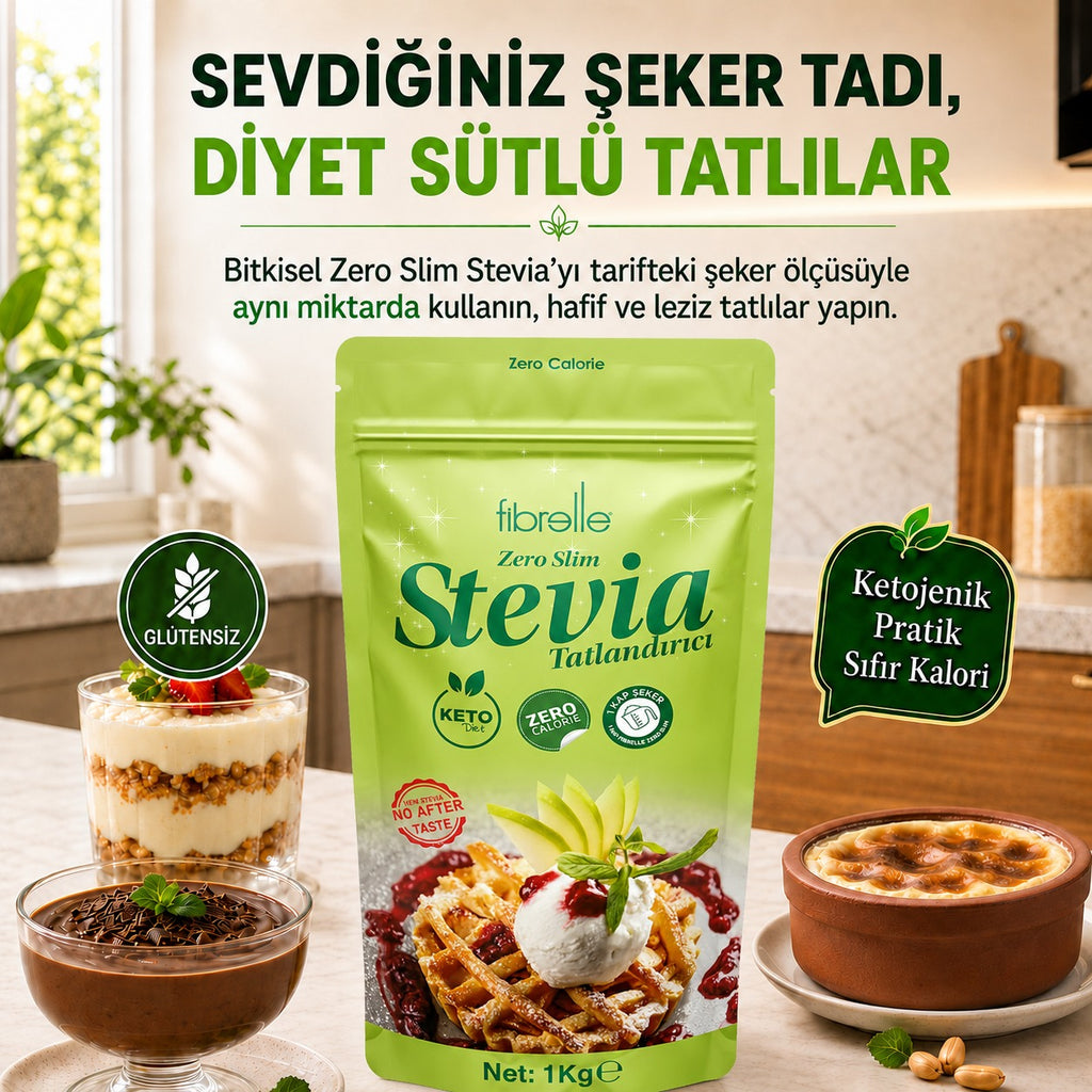 Fibrelle Zero Slim Stevia Sweetener 1 Kg