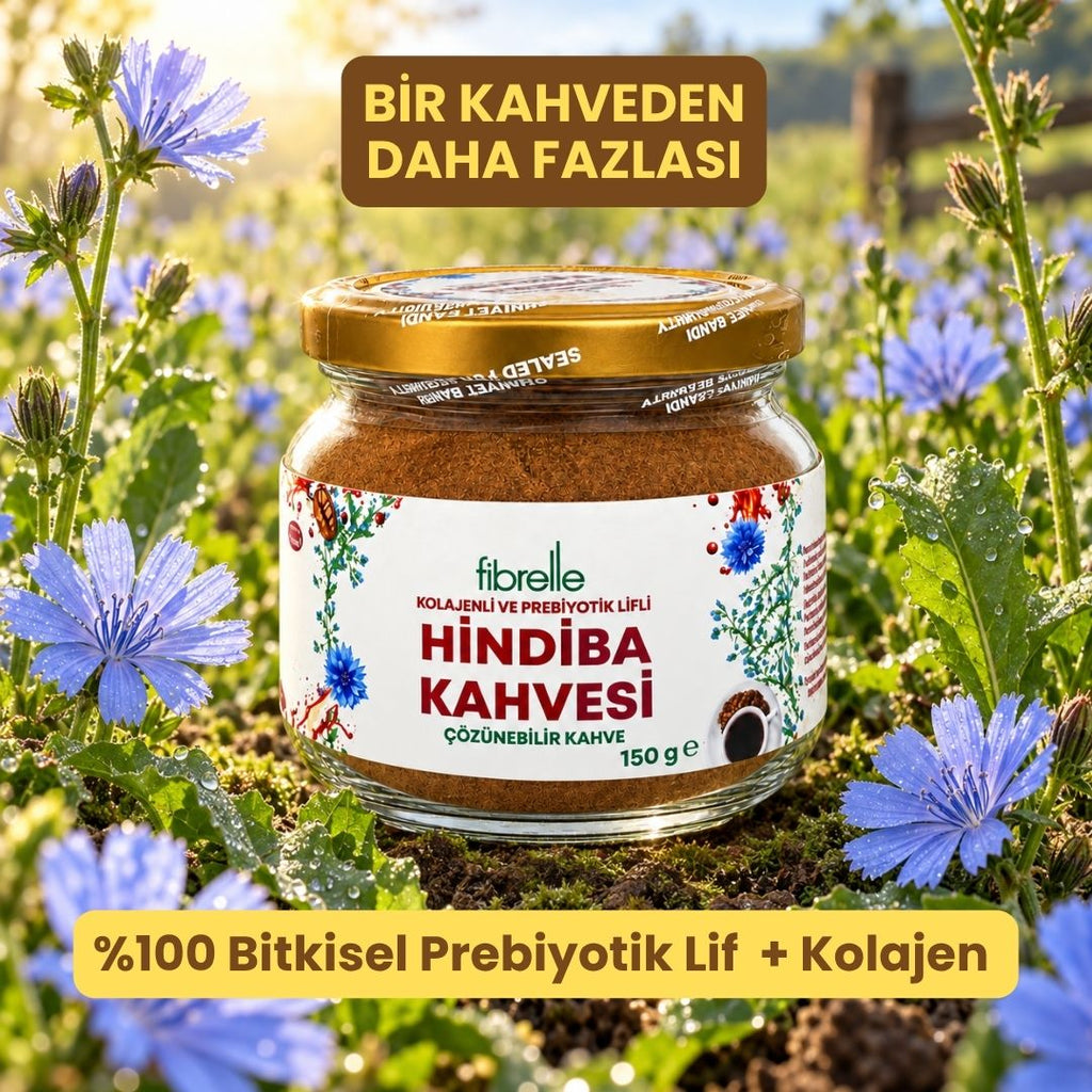 Fibrelle Kolajenli ve Prebiyotik Lifli Hindiba Kahvesi 150 g Kavanoz
